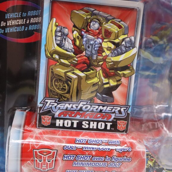 Transformers Armada HOT SHOT w/ Jolt Mini-con 2002 Hasbro New on Card - Picture 4 of 12